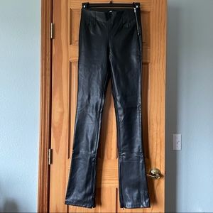 ZARA Leather Pants. NWT. High Rise.
